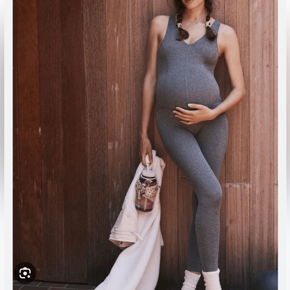 Free People Movement x Hatch Never Better Heather Onepiece S